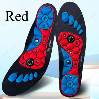 Medical Magnetic Therapy Sports Insoles for Weight Management and Acupressure Massage - Anti-Fatigue Health Care Shoe Pads