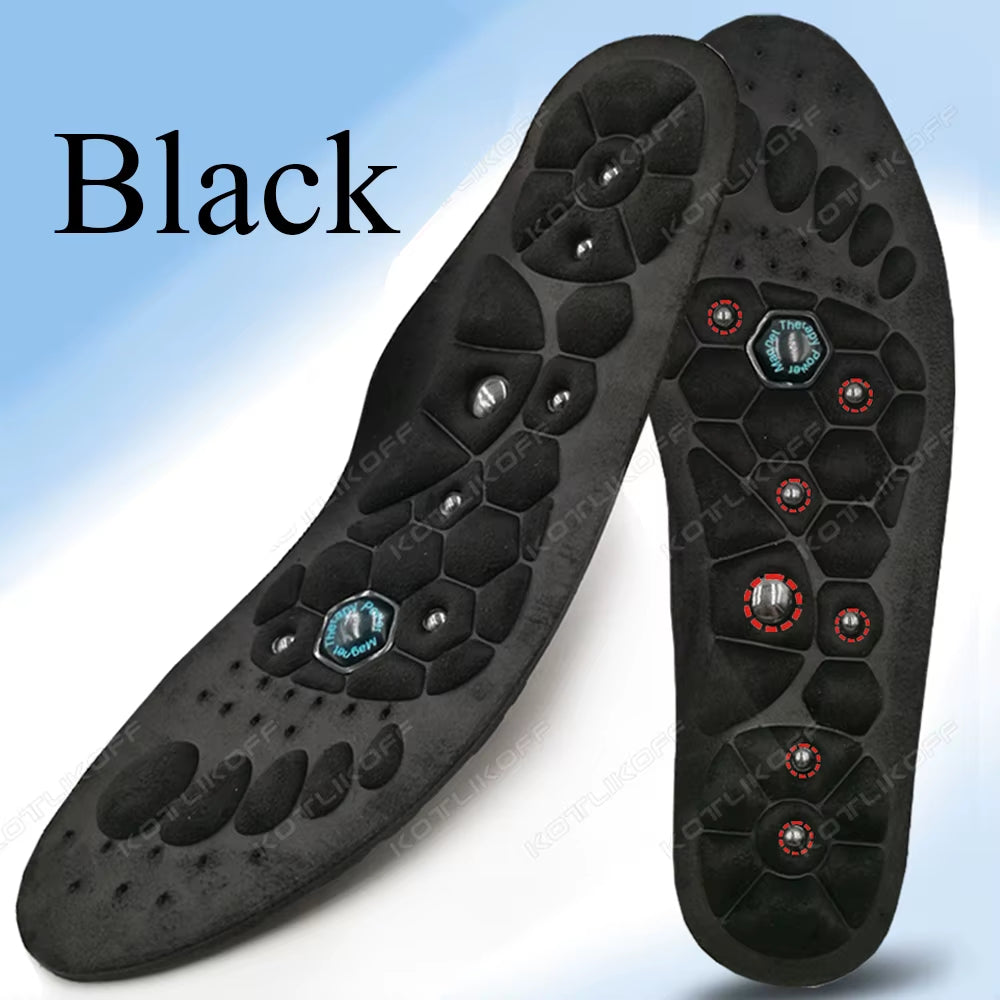 Medical Magnetic Therapy Sports Insoles for Weight Management and Acupressure Massage - Anti-Fatigue Health Care Shoe Pads
