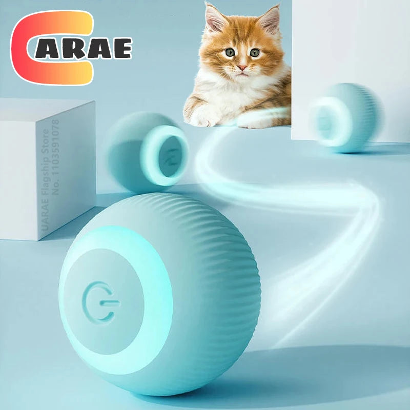 Automatic Interactive Rolling Ball for Cats - Smart Toy and Game Accessory
