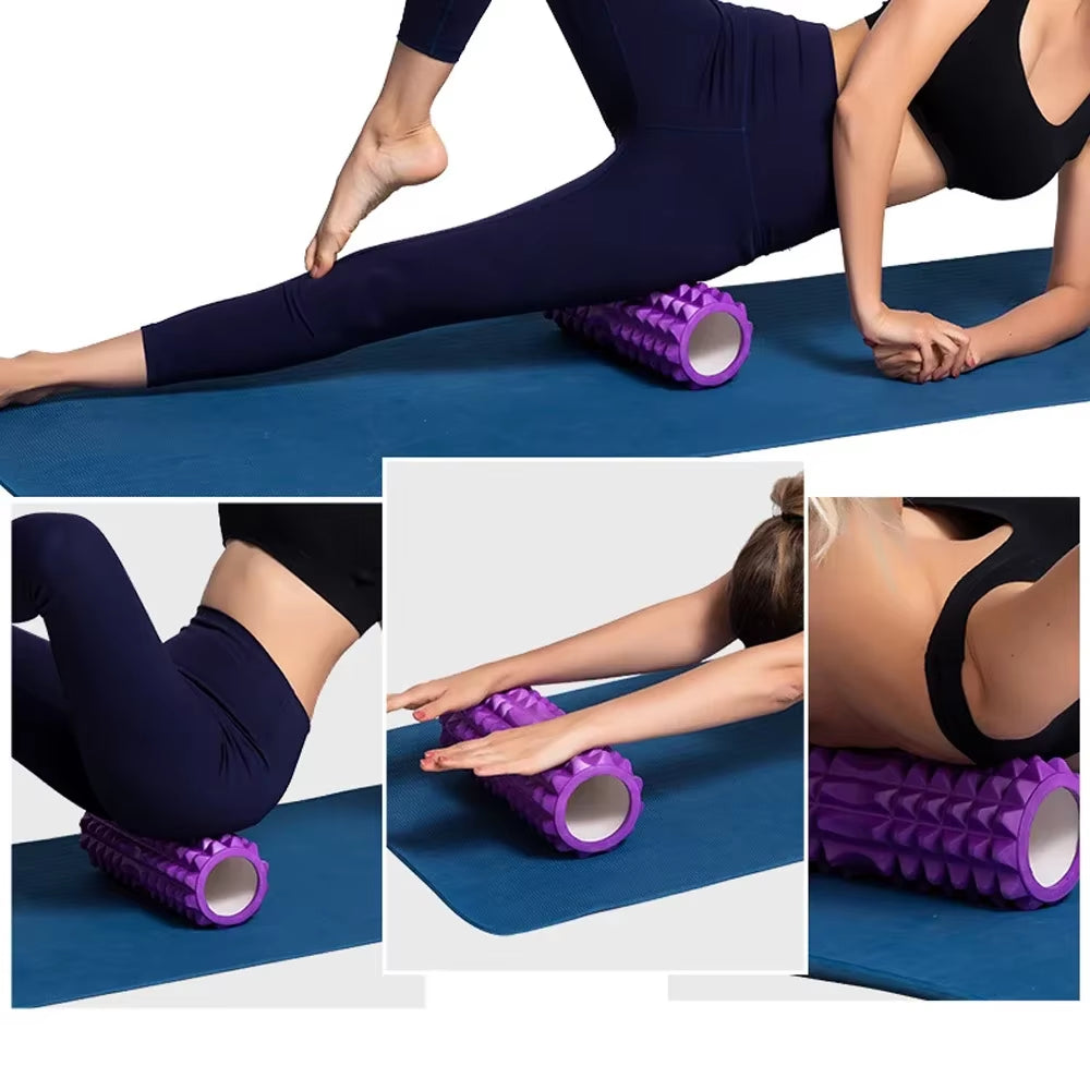 Foam Massage Roller - Hollow Yoga Column for Muscle Therapy, Physiotherapy, and Sports Rehabilitation