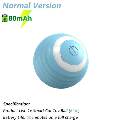 Automatic Interactive Rolling Ball for Cats - Smart Toy and Game Accessory